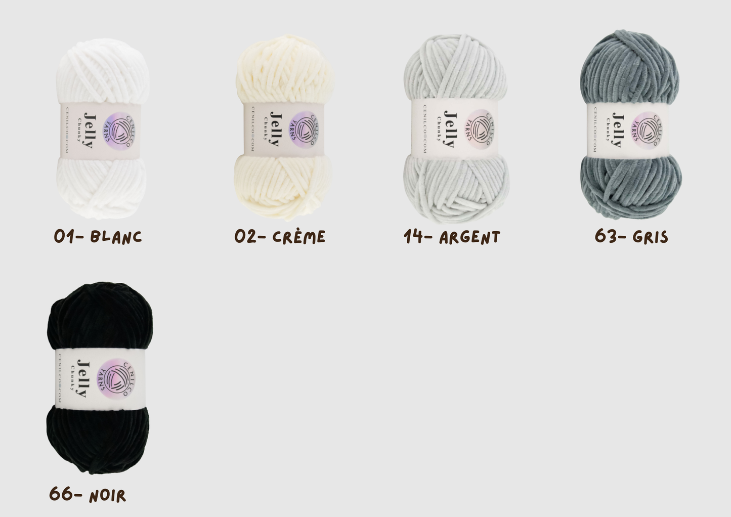 Laine chenille Cenilco Jelly Chunky