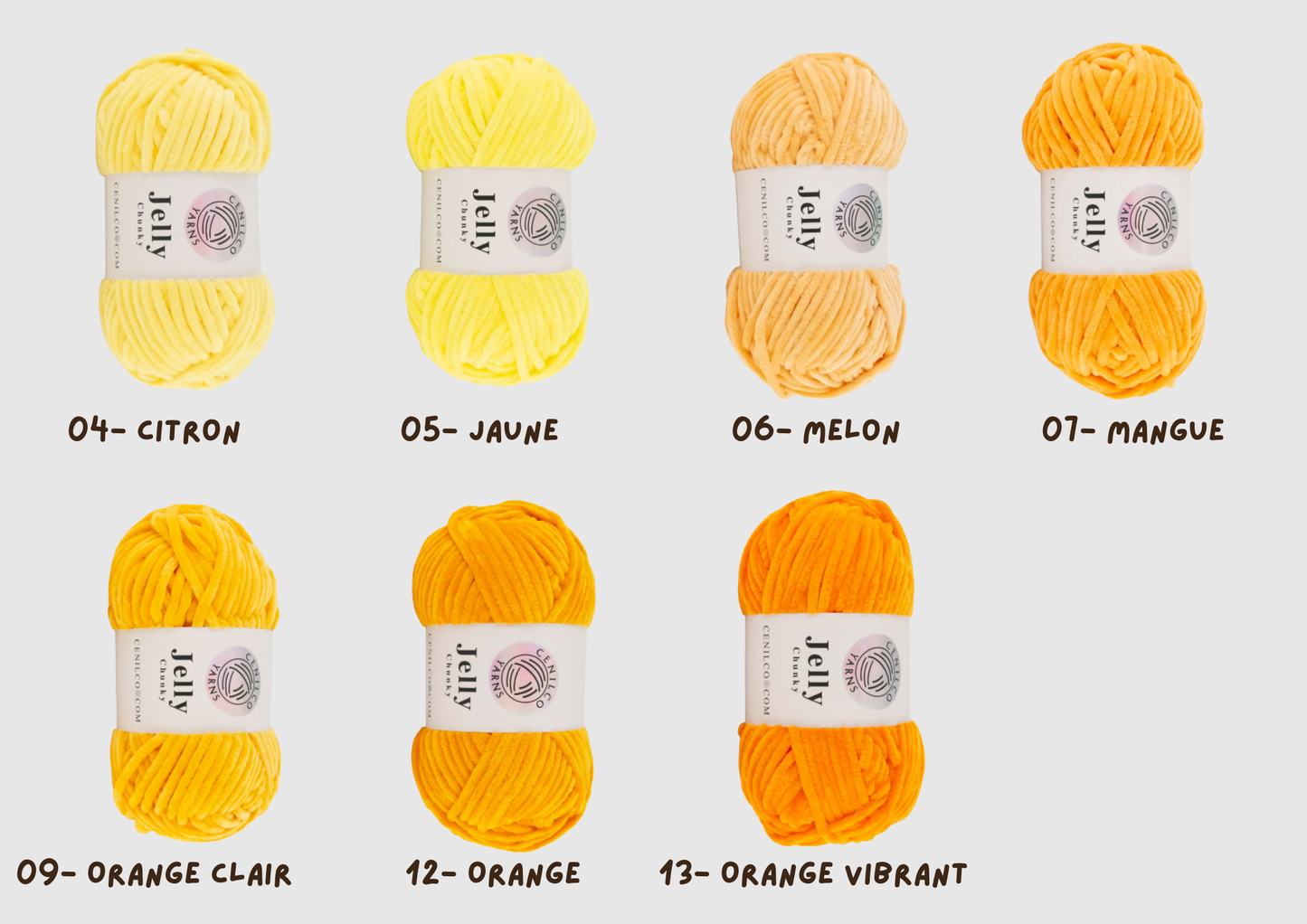 Laine chenille Cenilco Jelly Chunky