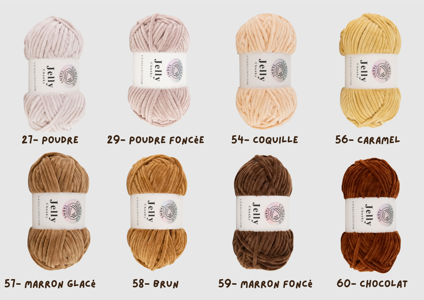 Laine chenille Cenilco Jelly Chunky