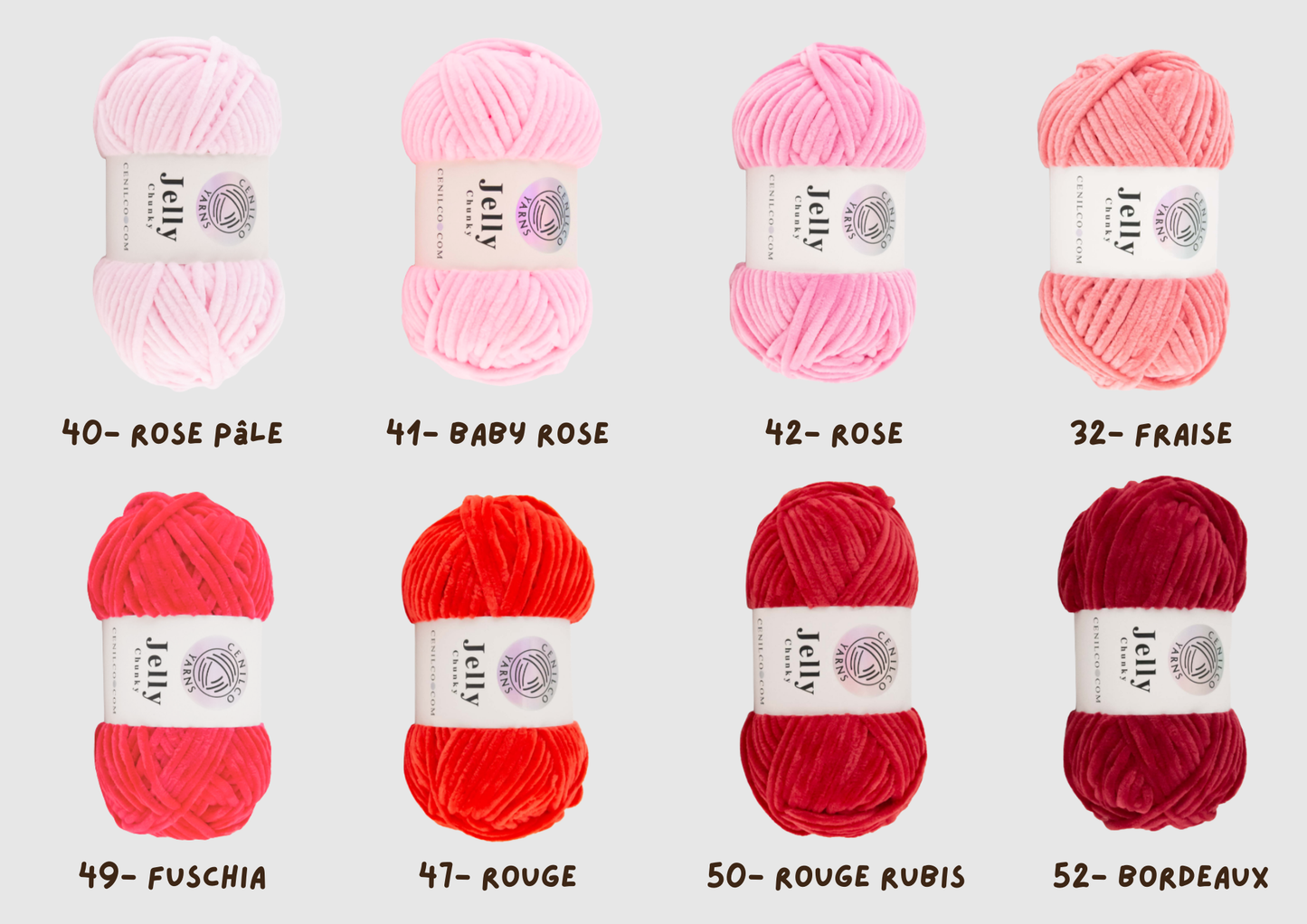 Laine chenille Cenilco Jelly Chunky