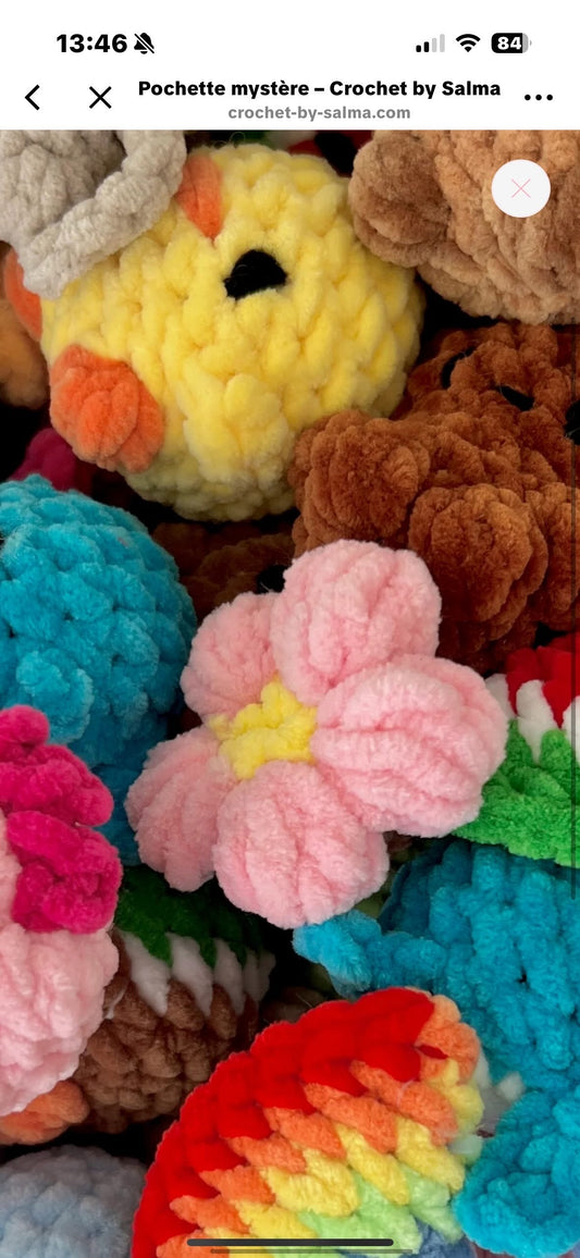 Porte-clés fleur